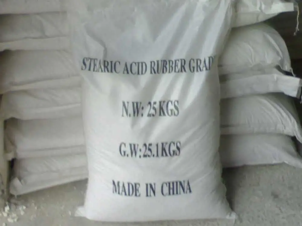 Basic Organic Chemicals White Powder Stearic Acid Triple Pressed for Sale Chemical